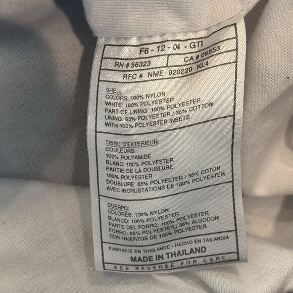 Vintage Nike Nylon Swoosh Logo Jacket Womens Large Outerwear Streetwear - Picture 7 of 10